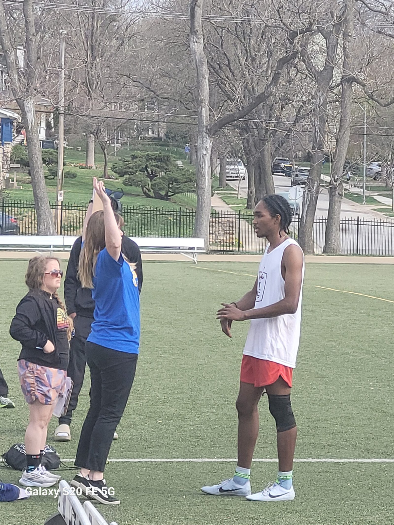 Coach and athlete interaction